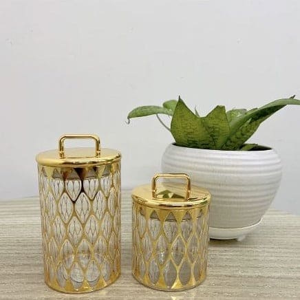 Royal Acrylic Storage Jar, Round Gold Body Handle Storage Canister, Kitchen Snacks Storage Jar, Kitchen Food Storage Jar, Multifunctional Storage Container, Airtight Lid Storage Container Royal Acrylic Storage Jar, Round Gold Body Handle Storage Canister, Kitchen Snacks Storage Jar, Kitchen Food Storage Jar, Multifunctional Storage Container, Airtight Lid Storage Container
